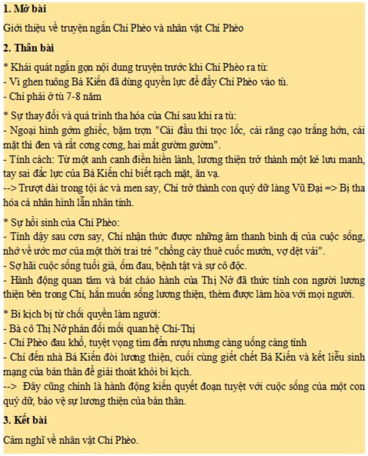 Phân tích Chí Phèo ngắn gọn Gallery 2