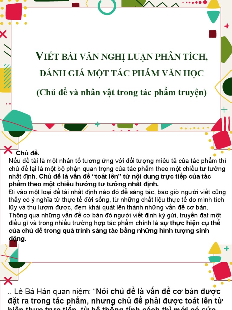 Phân tích và cảm nhận về tác phẩm [Tên tác phẩm] Gallery 1