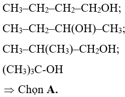Ứng với công thức phân tử C4H10O có bao nhiêu ancol là đồng phân cấu tạo của nhau? Gallery 1