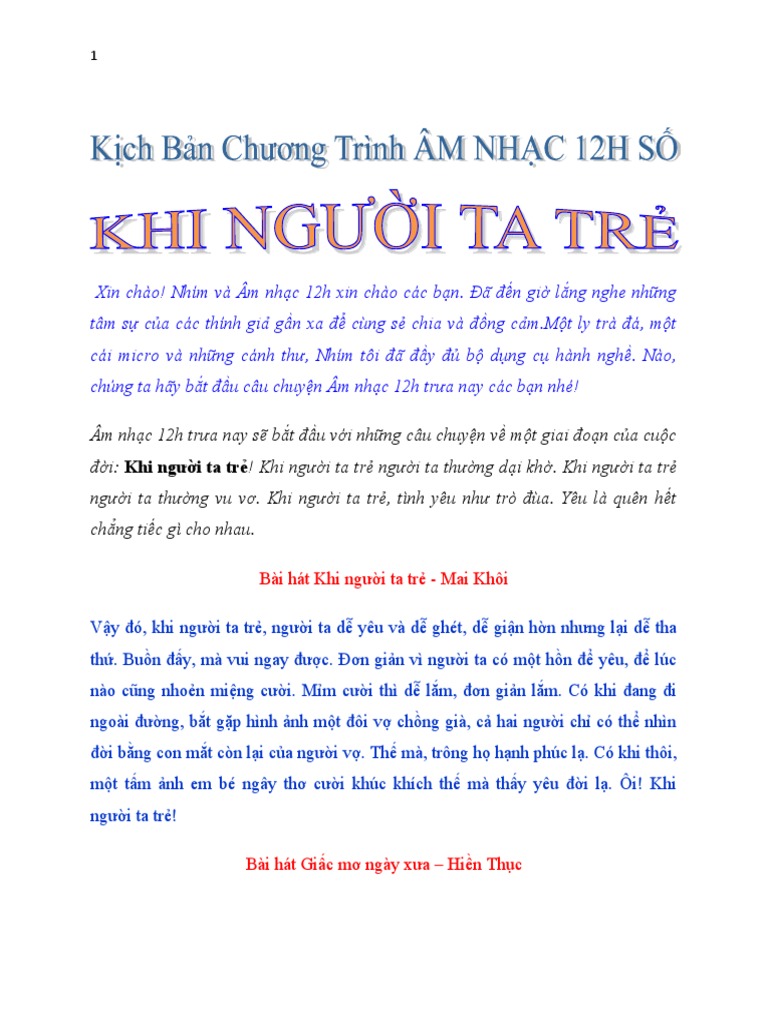 Khi Người Ta Còn Trẻ - Trịnh Công Sơn Gallery 1