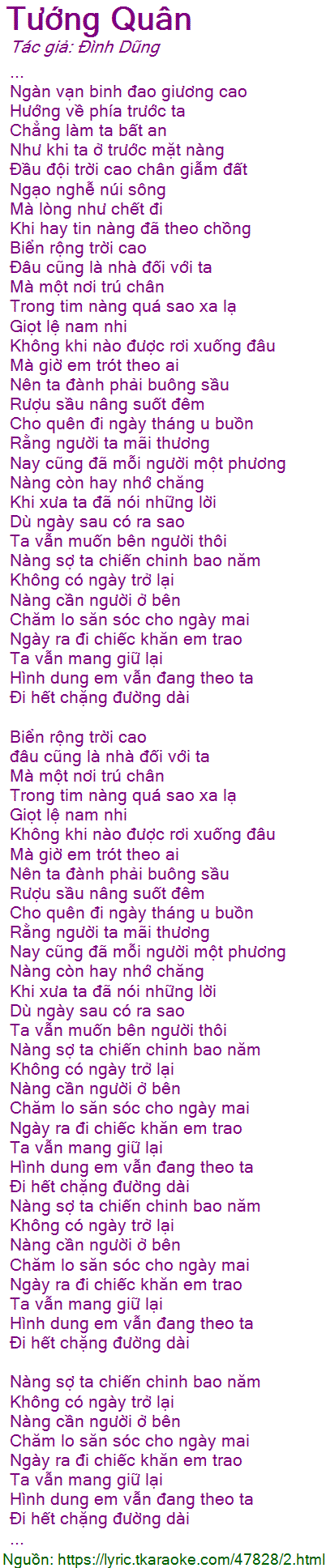 Lời Bài Tướng Quân Gallery 2