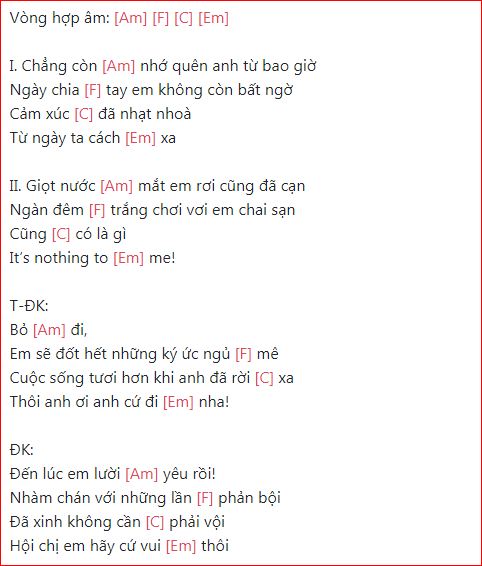 Lời Bài Hát Bảo Anh - Lười Yêu Gallery 1
