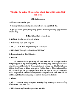 Bài Chùm Ca Dao Về Quê Hương Đất Nước Gallery 1