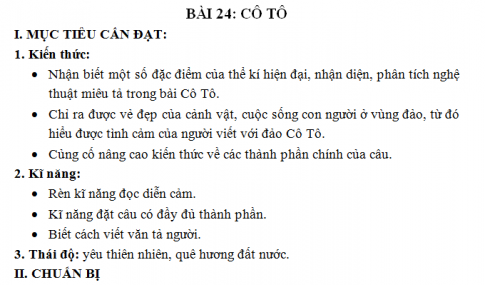 Bài Văn Cô Tô - Ngữ Văn Lớp 6: Tổng hợp kiến thức và phân tích chi tiết Gallery 2