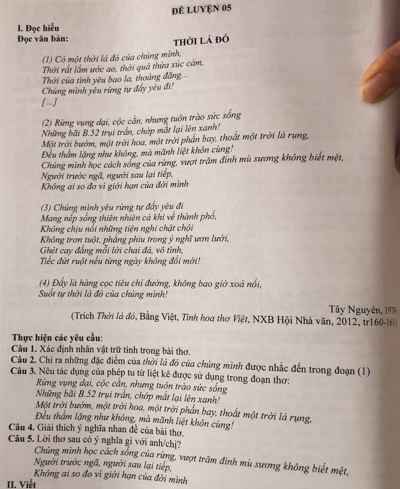 Nhân vật trữ tình trong văn bản Lá đỏ là ai? Gallery 1