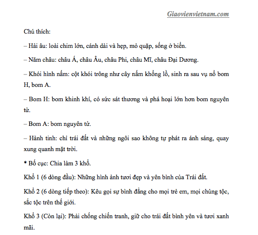 Soạn Bài Bài Ca Về Trái Đất Gallery 2