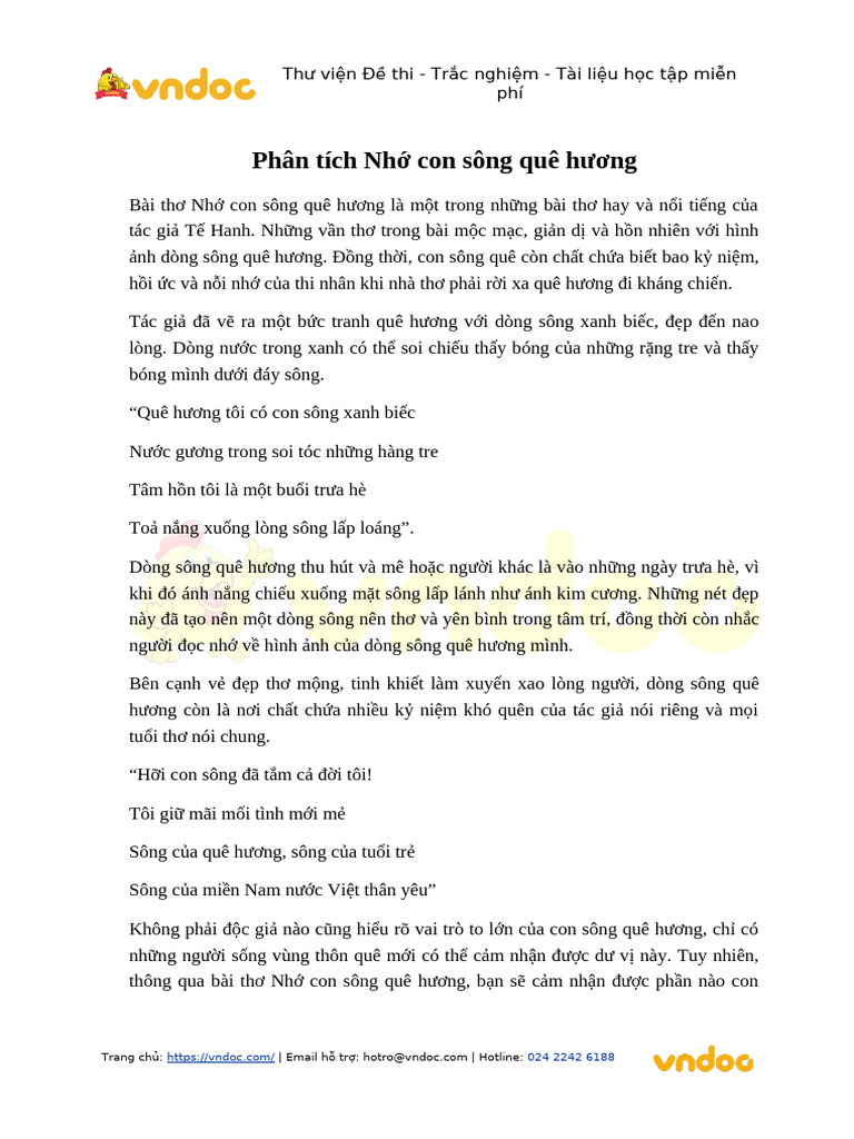 Soạn bài Nhớ con sông quê hương Gallery 2