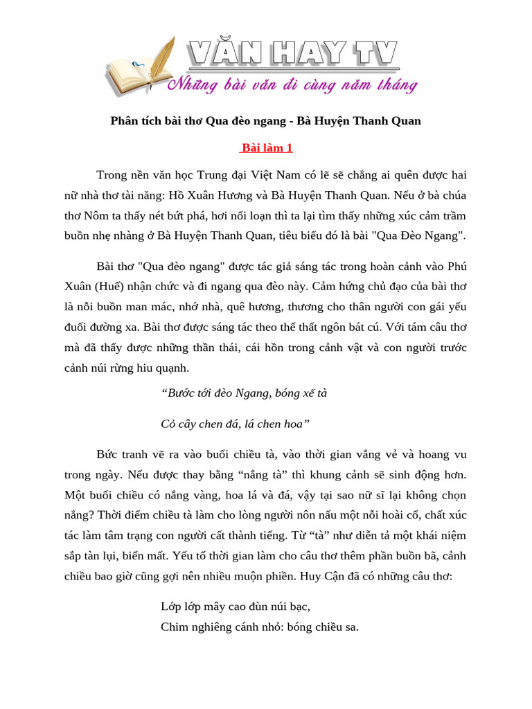 Thể Thơ Qua Đèo Ngang Gallery 2