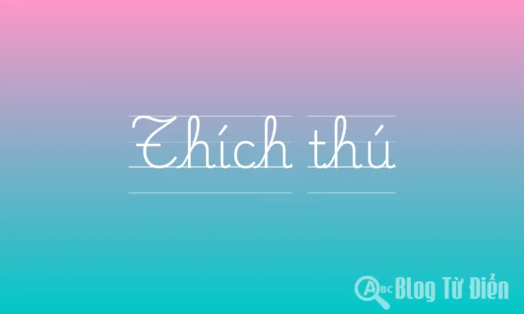 Thích thú là từ loại gì? Gallery 1