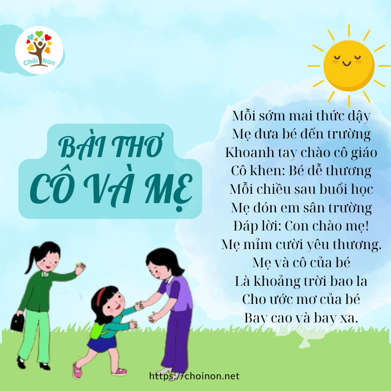 Bài Thơ Cô Và Mẹ Mỗi Sớm Mai Thức Dậy Gallery 2