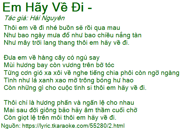 Thôi Em Hãy Đi Về Gallery 1