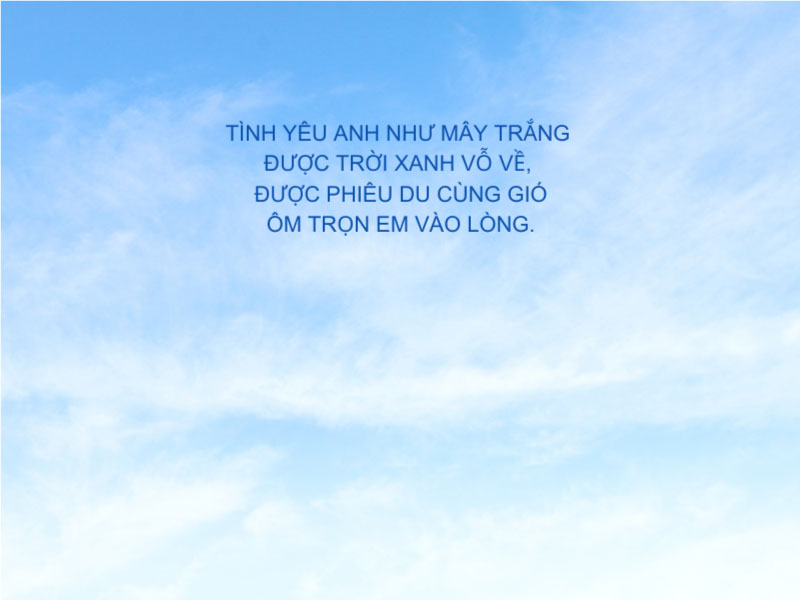 Trời Xanh Mây Trắng Nắng Vàng Thả Thính Gallery 1