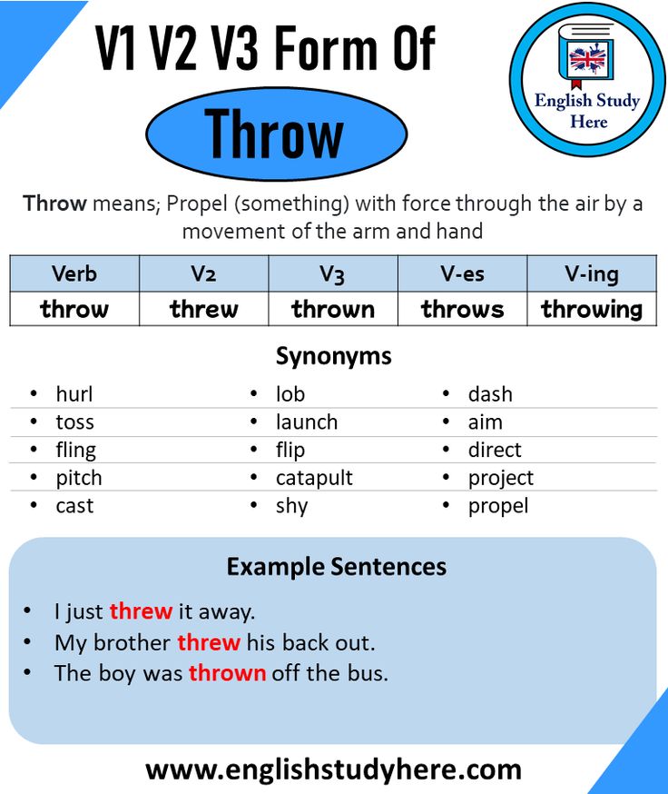 Phân Từ 2 của Throw là gì? Gallery 2