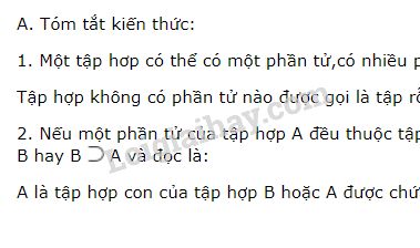 Phần tử là gì?
