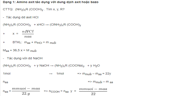 Amino axit tác dụng với NaOH Gallery 1