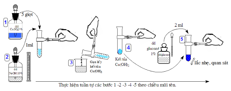 Phản ứng của glucozo với Cu(OH)2 Gallery 2