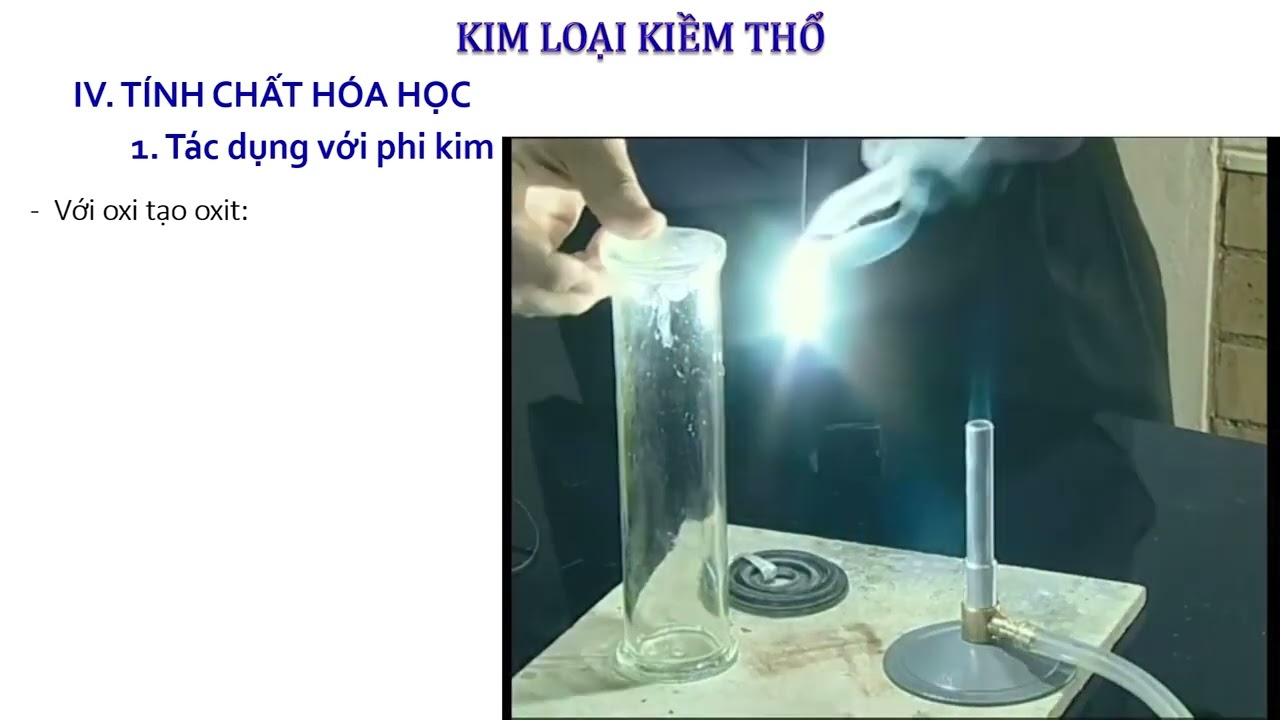 Kim loại kiềm thổ tác dụng với nước như thế nào? Gallery 1