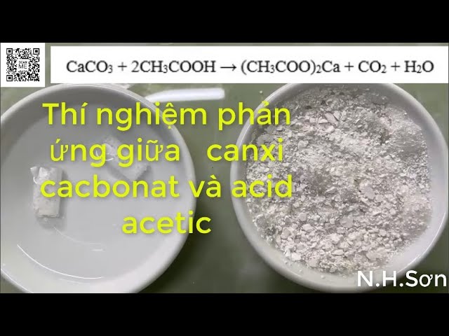 Axit Axetic và Canxi Cacbonat: Phản ứng, ứng dụng và thông tin liên quan Gallery 1