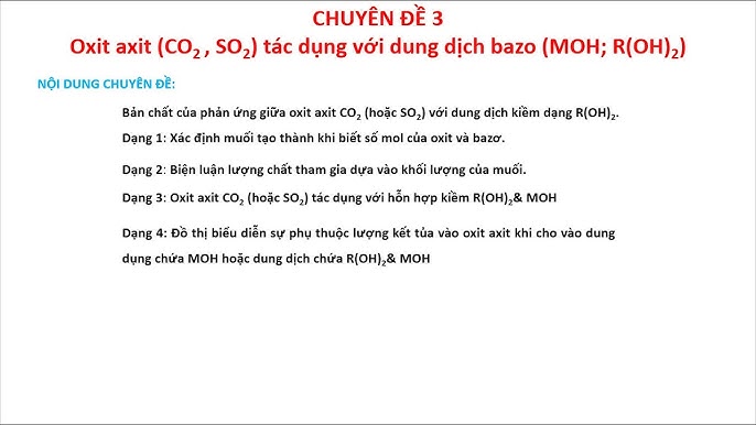 Bazơ tác dụng với oxit axit Gallery 1