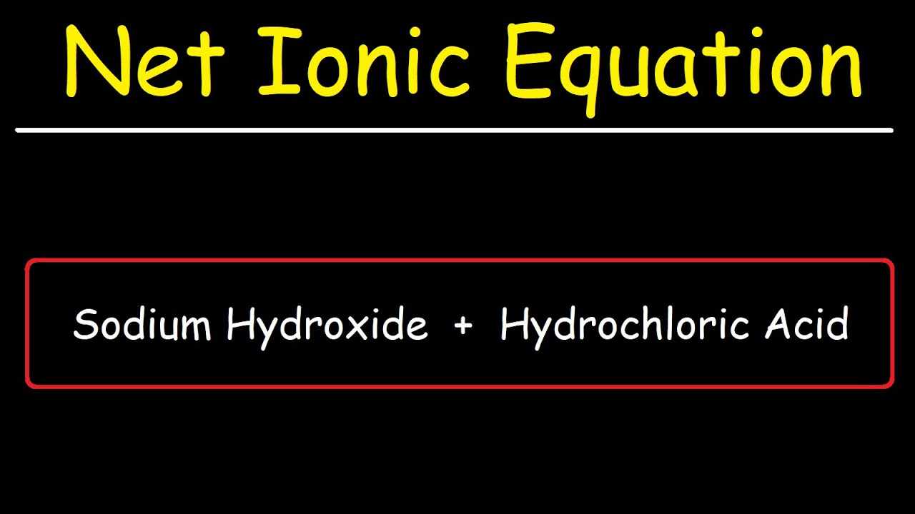 Sodium Hydroxide Plus Hydrochloric Acid Gallery 1