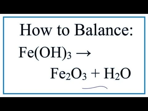 Fe(OH)3 ra Fe2O3: Phản ứng nhiệt phân và ứng dụng Gallery 1