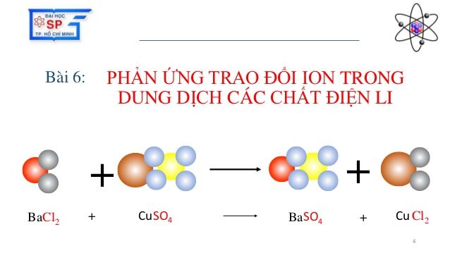 Phản ứng trao đổi ion là gì?
