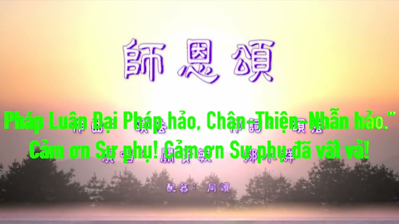 Pháp Luân Đại Pháp Hảo Chân Thiện Nhẫn Hảo