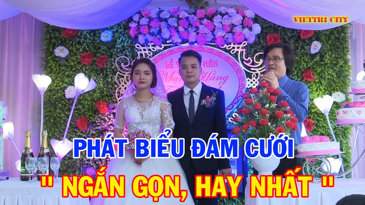 Phát biểu đám cưới ngắn gọn và ý nghĩa