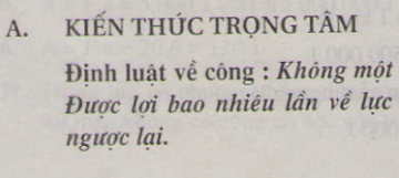 Phát Biểu Định Luật Về Công
