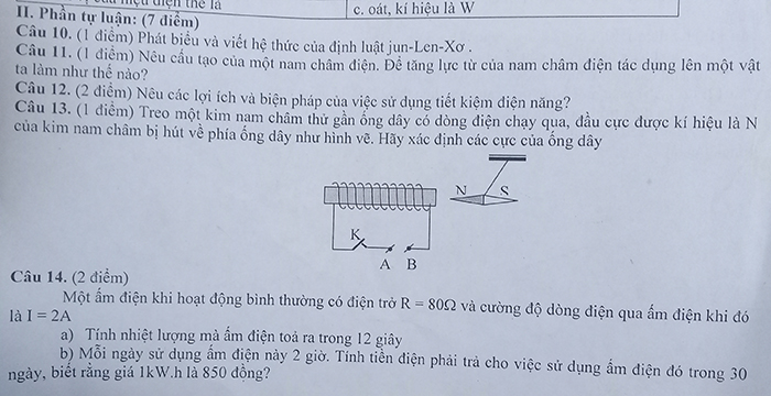 Phát biểu và Hệ thức của Định luật Jun-Lenxơ Gallery 1