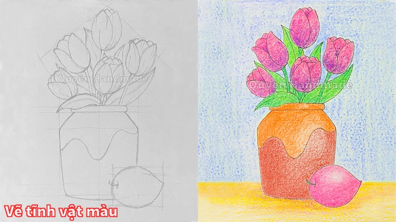 Tranh tĩnh vật màu lớp 6 Gallery 2