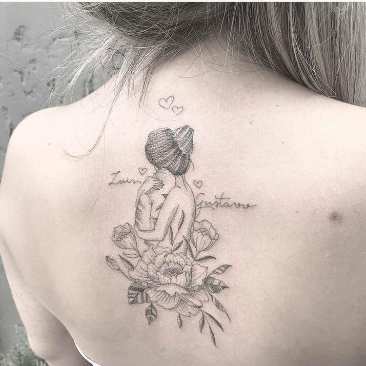 Hình Xăm Mẹ Con Ở Lưng: Những Thiết Kế Đẹp Và Ý Nghĩa Gallery 2