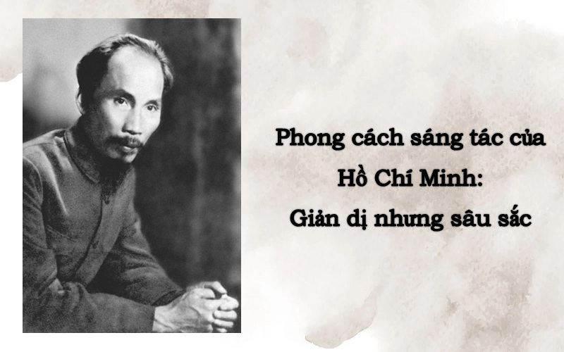 Phong cách sáng tác Hồ Chí Minh: Sáng suốt, giản dị, gần gũi