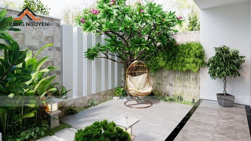 Thiết kế sân trước nhà đẹp và ấn tượng Gallery 2