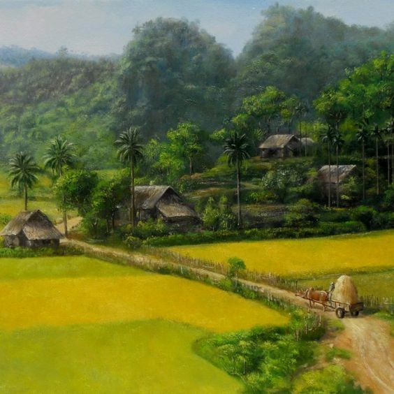 Phong cảnh đồng quê đẹp