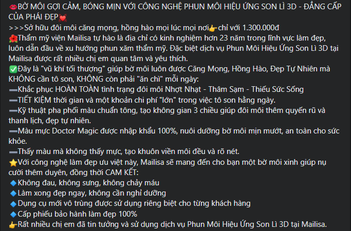 Phun môi: Hướng dẫn chi tiết từ A đến Z, giải đáp mọi thắc mắc Gallery 1