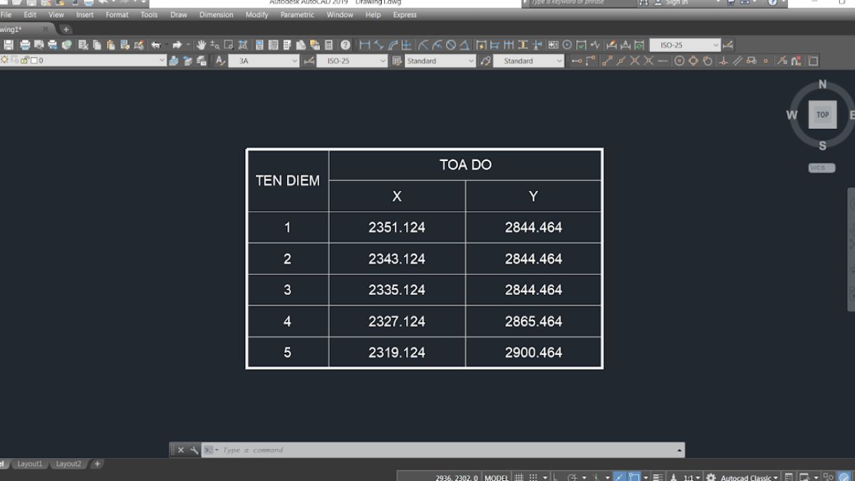 Cách Xuất Tọa Độ Trong CAD Gallery 1