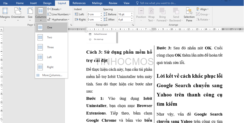 Cách Chia Đôi Đoạn Văn Trong Word Gallery 1