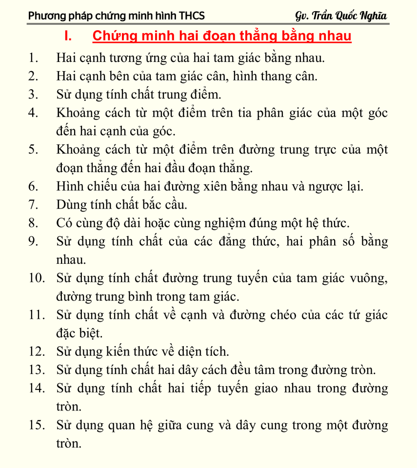 Cách Chứng Minh Trọng Tâm Của Tam Giác Gallery 2