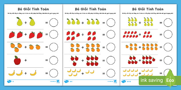 Toán cộng trừ cho bé 5 tuổi Gallery 1