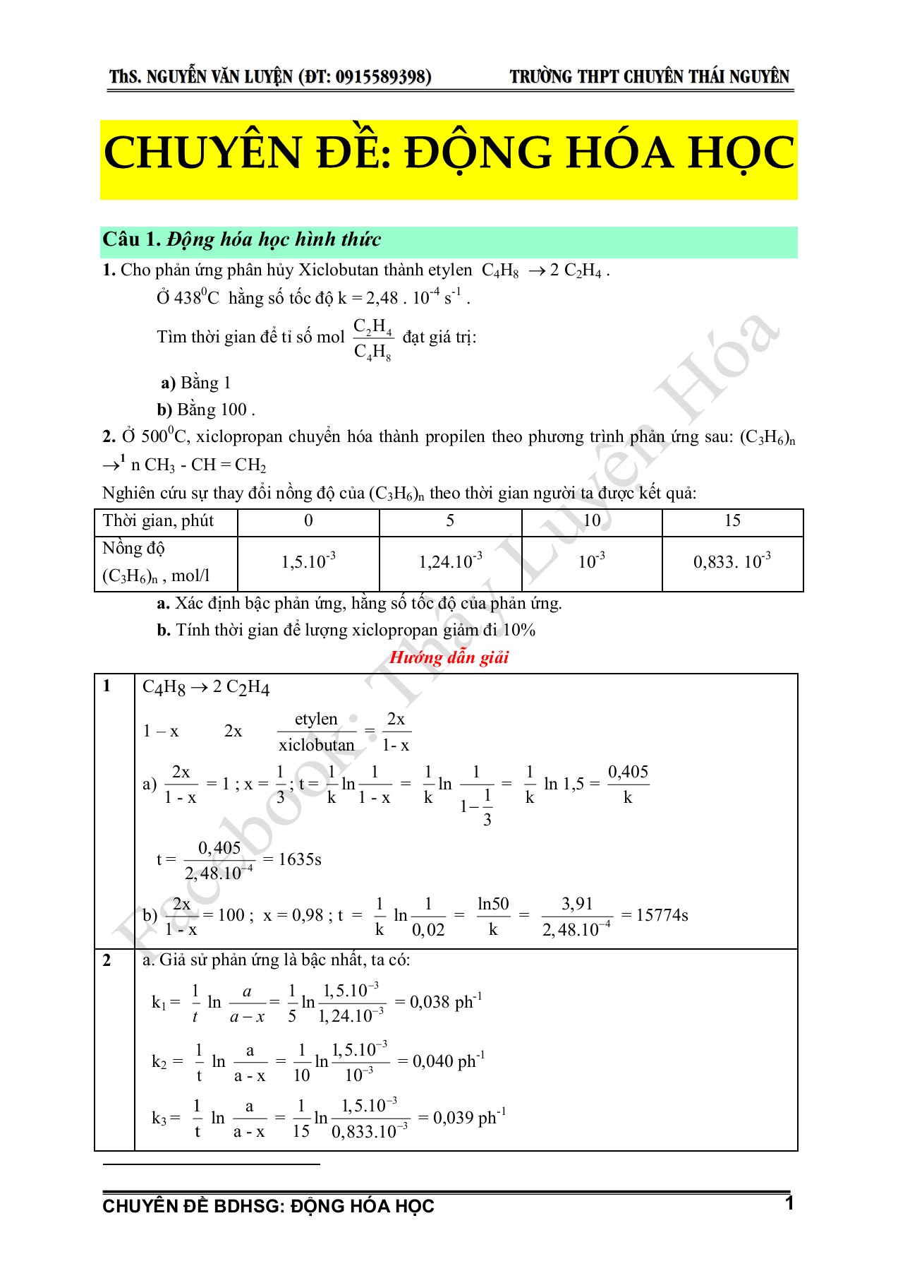 Tốc độ phản ứng được xác định bằng gì? Gallery 2