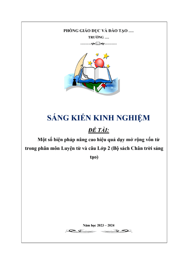 Luyện Từ và Câu Lớp 2 Chân Trời Sáng Tạo Gallery 2