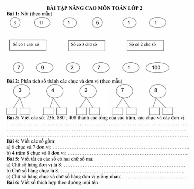 Toán Nâng Cao Lớp 2: Khám Phá Thế Giới Số Học Thú Vị Gallery 2