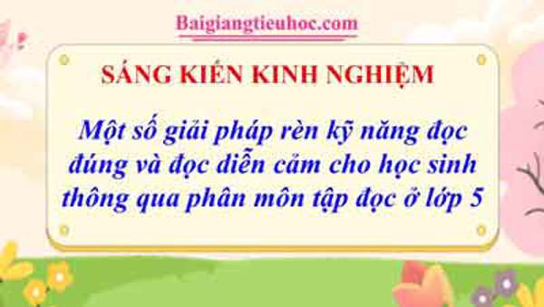Bài Luyện Đọc Diễn Cảm: Nâng Cao Kỹ Năng Ngôn Ngữ Gallery 2