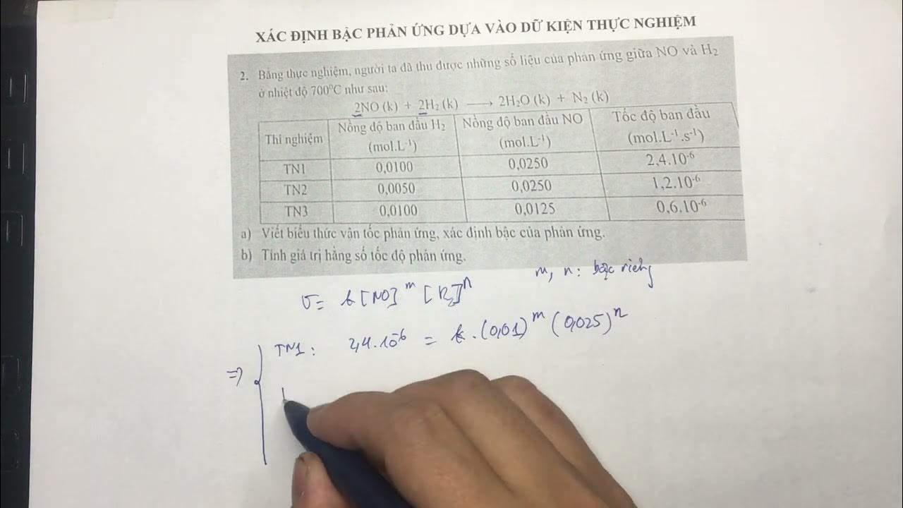 Xác định bậc phản ứng Gallery 1