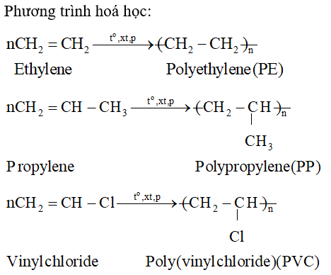 Phương trình điều chế polietilen