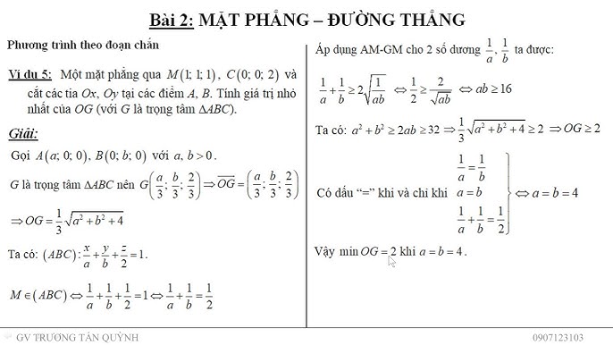 Phương Trình Đoạn Chắn Gallery 2