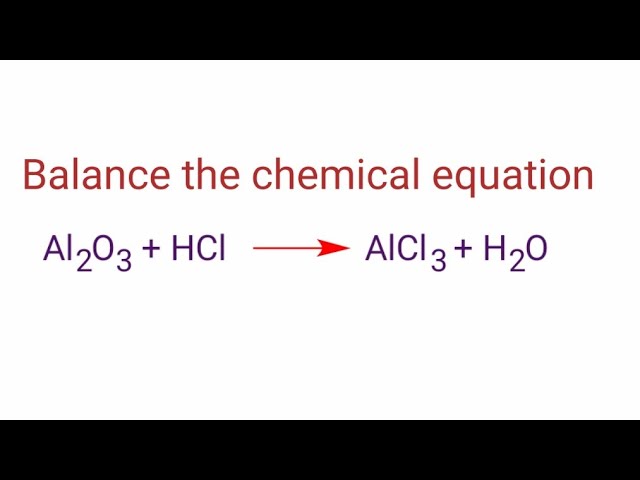 Phản ứng giữa Aluminium Oxide (Al₂O₃) và Hydrochloric Acid (HCl) Gallery 1