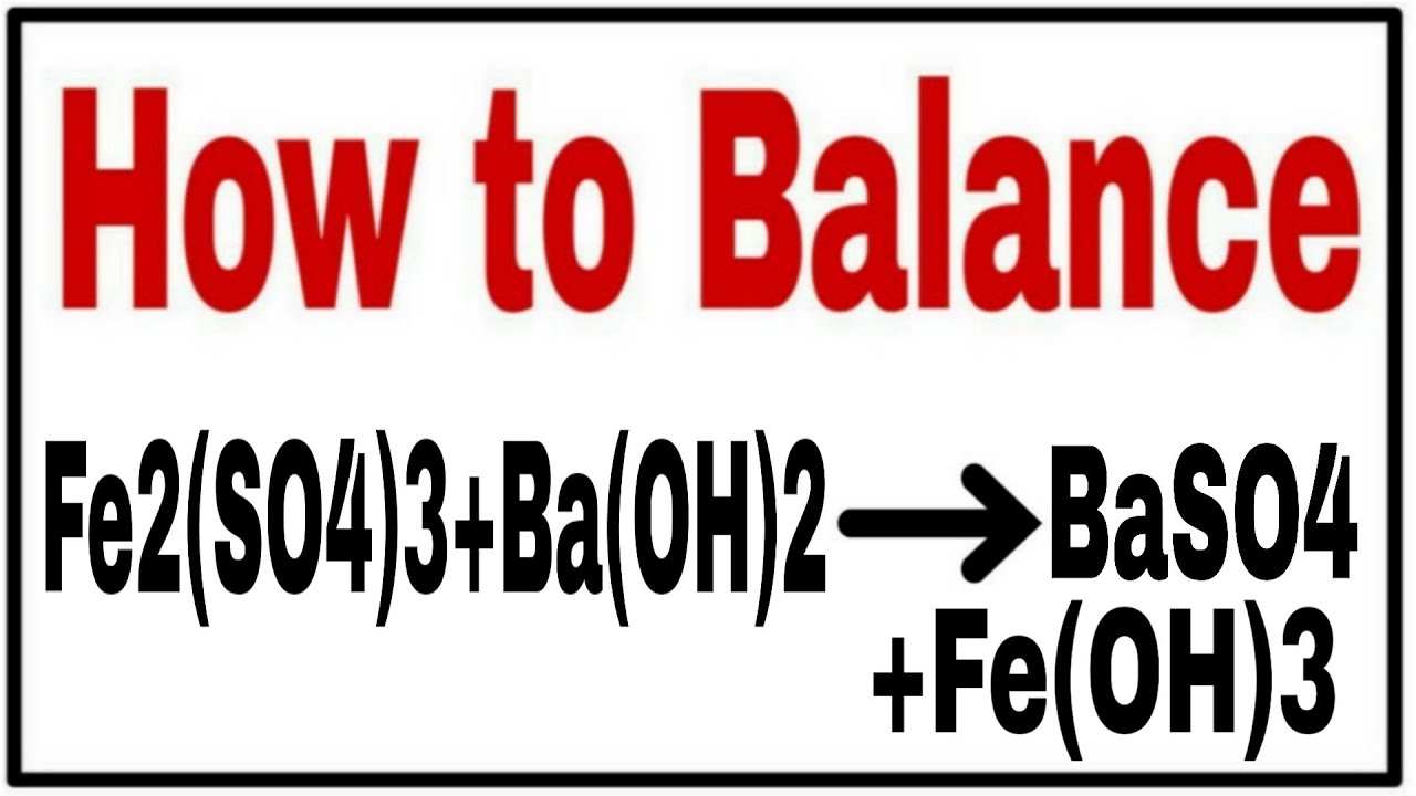 Phản ứng Fe2(SO4)3 + Ba(OH)2 Gallery 1