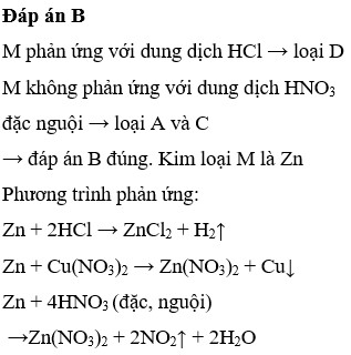 Kim loại phản ứng với dung dịch HCl loãng Gallery 2